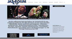 Desktop Screenshot of jazzpodium.de