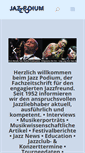 Mobile Screenshot of jazzpodium.de