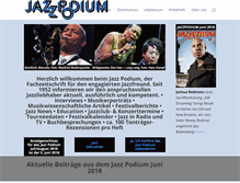 Tablet Screenshot of jazzpodium.de